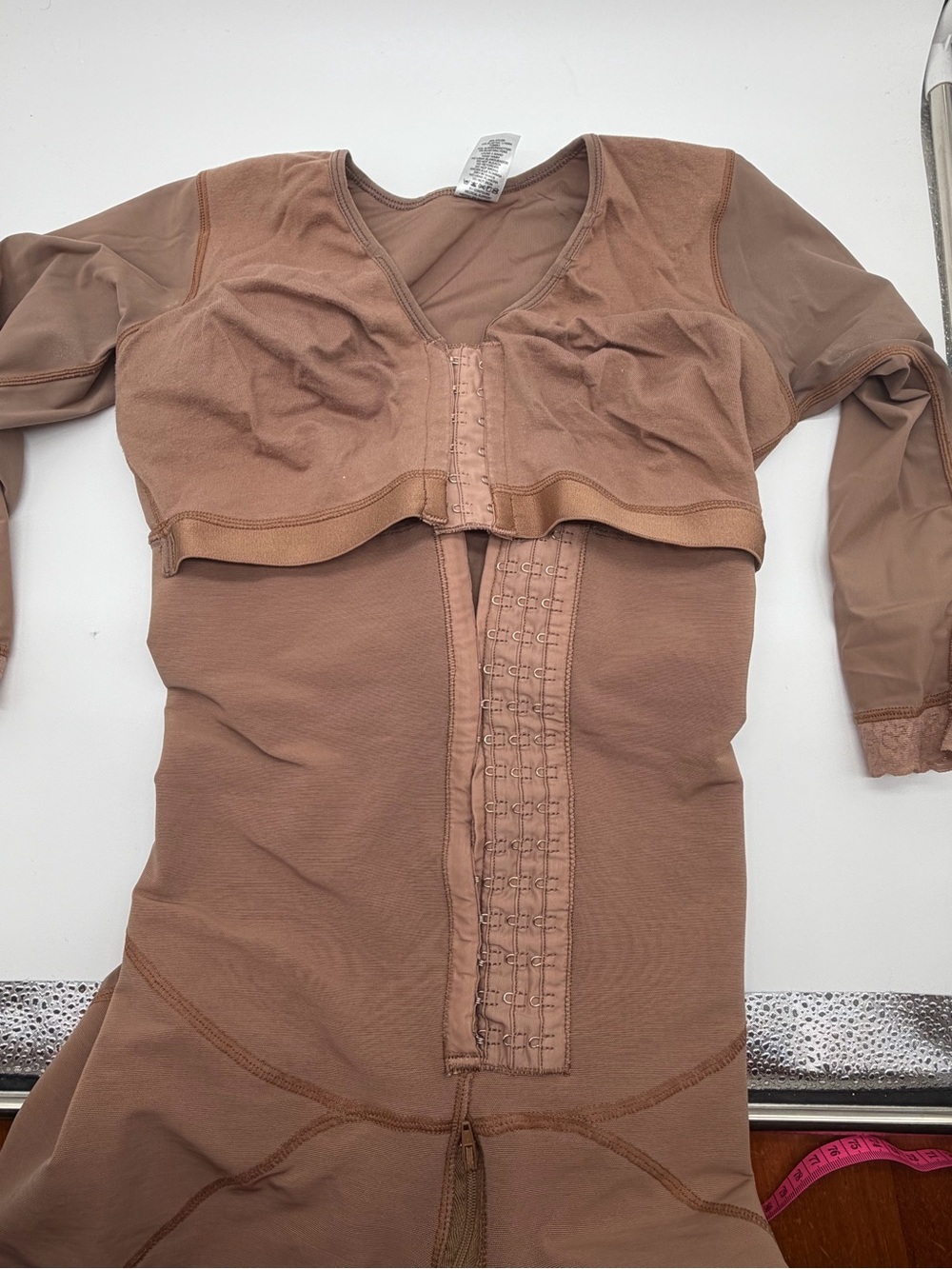 Front-Closure Long Sleeve and long leg Bodysuit Support postop. Sz M